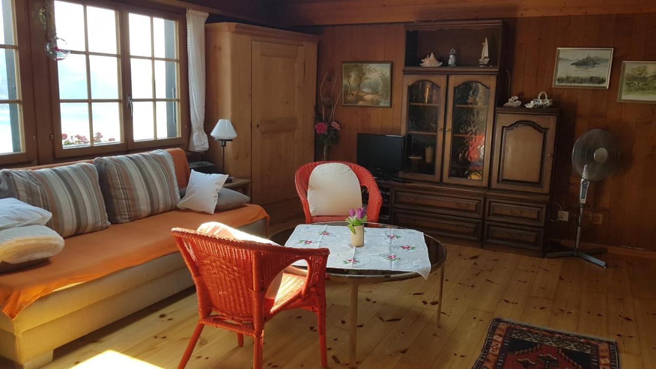 Traumhaftes Chalet Mit Seesicht Krattigen エクステリア 写真