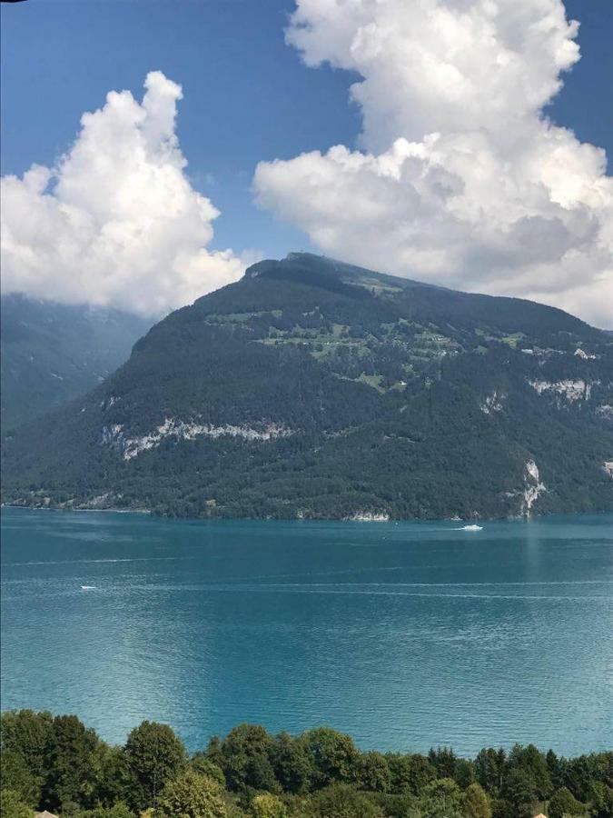 Traumhaftes Chalet Mit Seesicht Krattigen エクステリア 写真